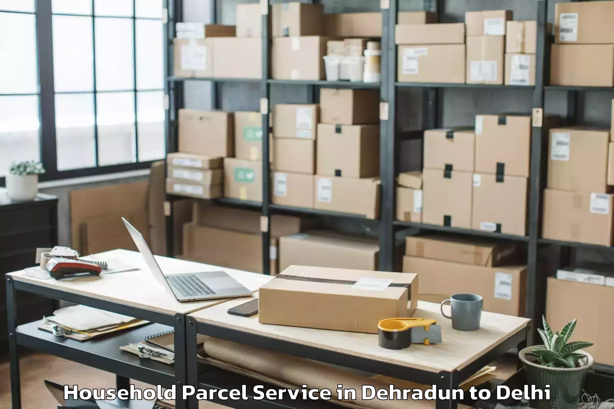 Easy Dehradun to Alipur Household Parcel Booking